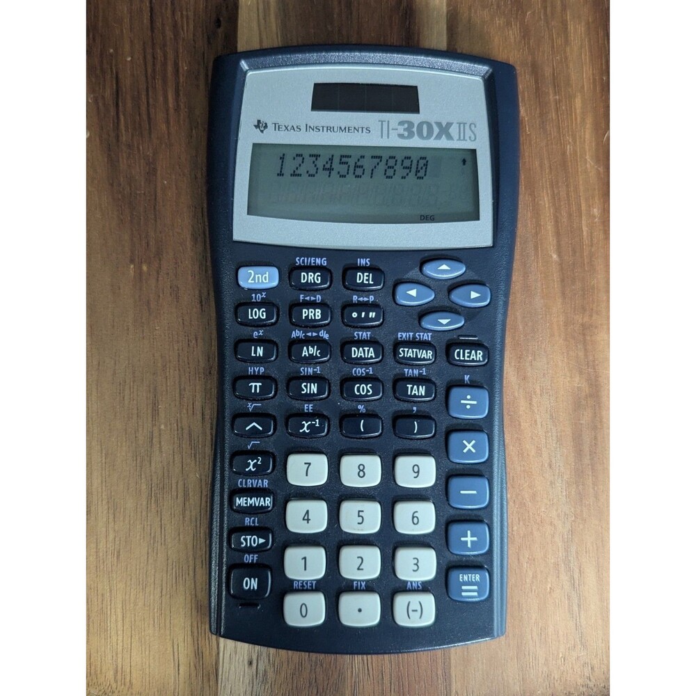 Texas Instruments TI-30X IIS Scientific Calculator Solar Power Battery Lot Of 2